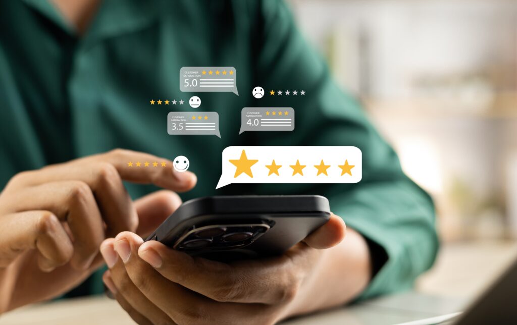 Online,Customer,Satisfaction,Survey,Service,Concept,,Client,Rate,Service,From